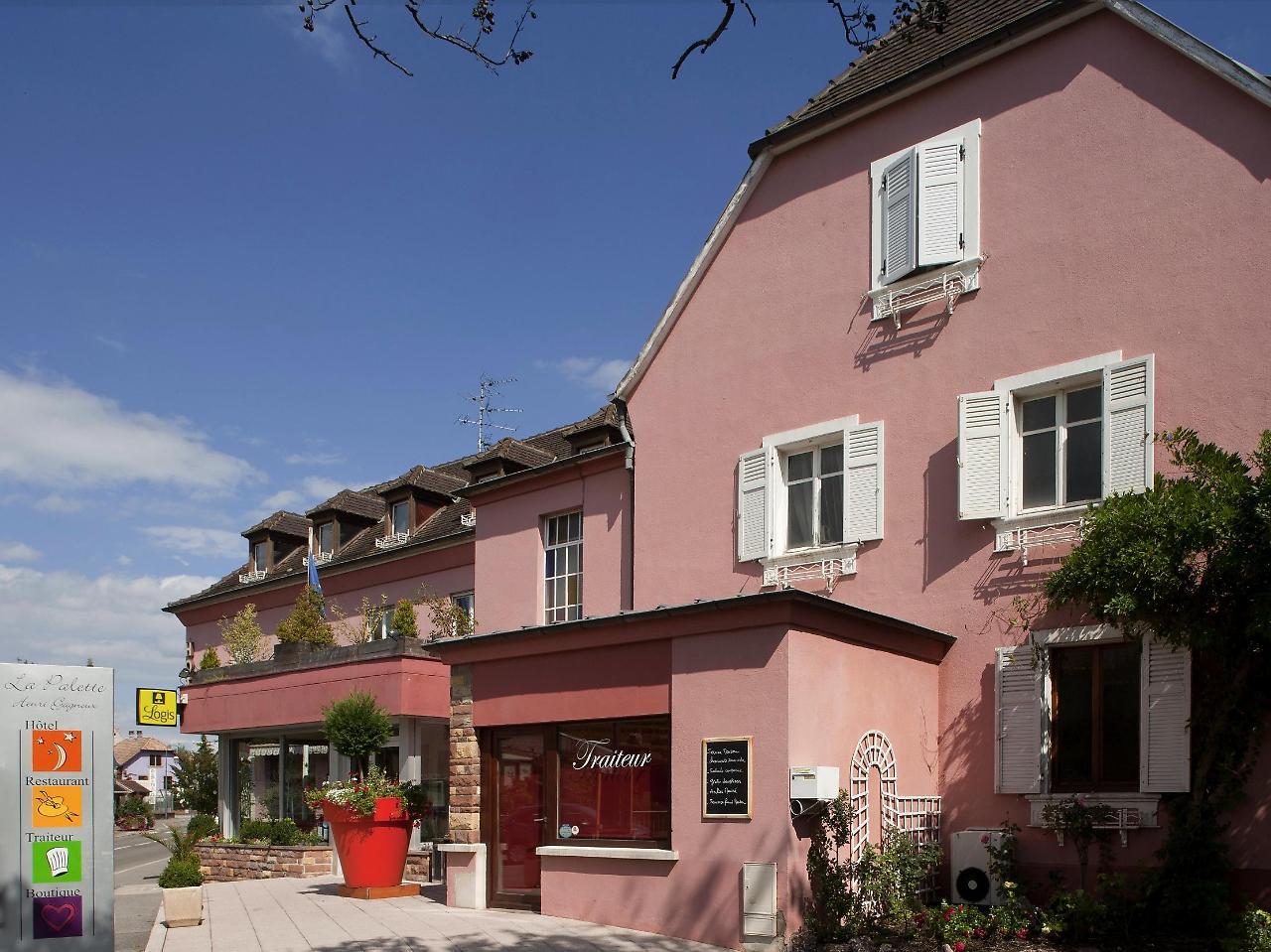 Hotel Restaurant Logis La Palette Wettolsheim Kültér fotó